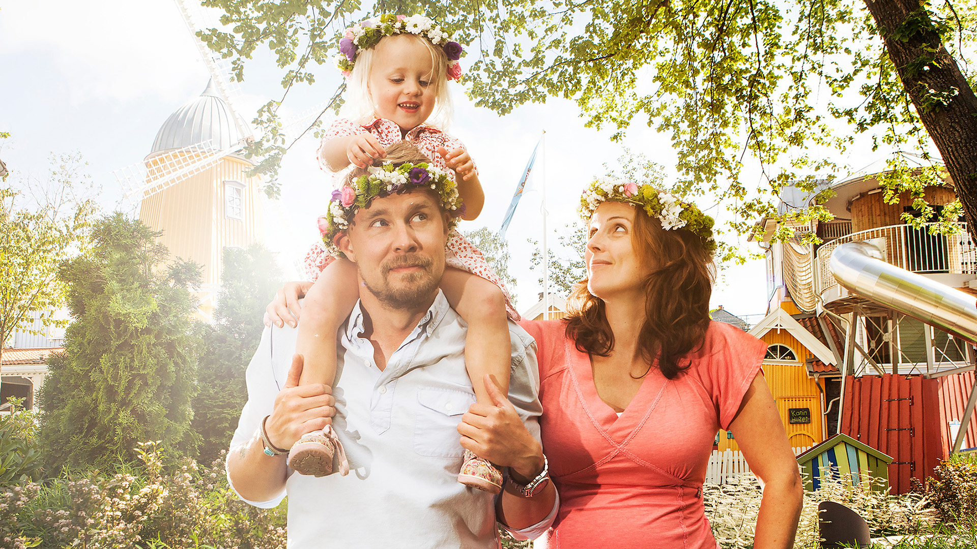 midsommarfirande i lisebergsparken