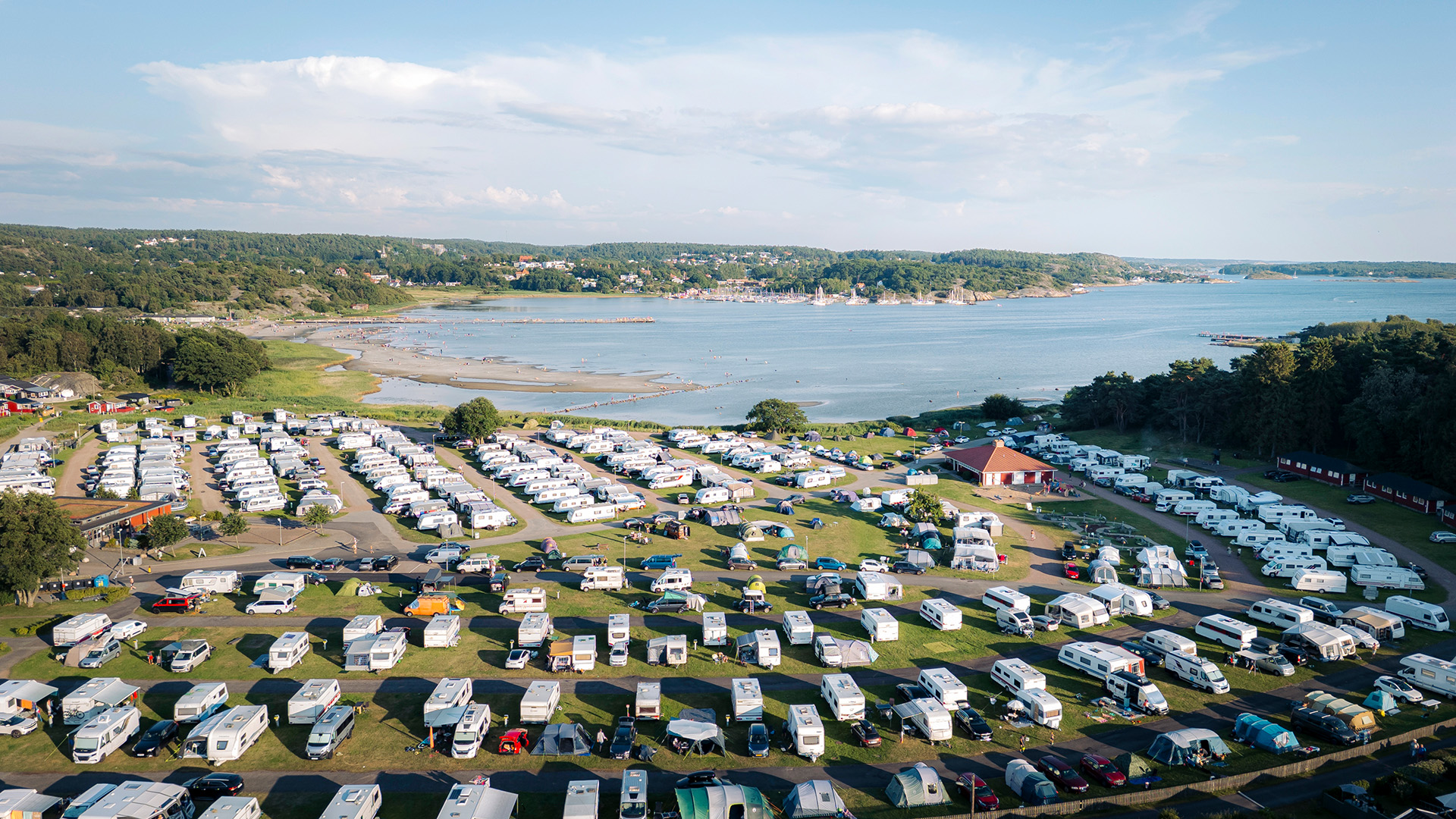 Overview of Askim Strands Camping