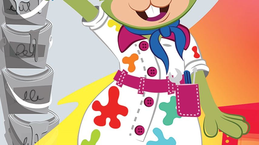 Målarskåpet – en färgstark kaninteater